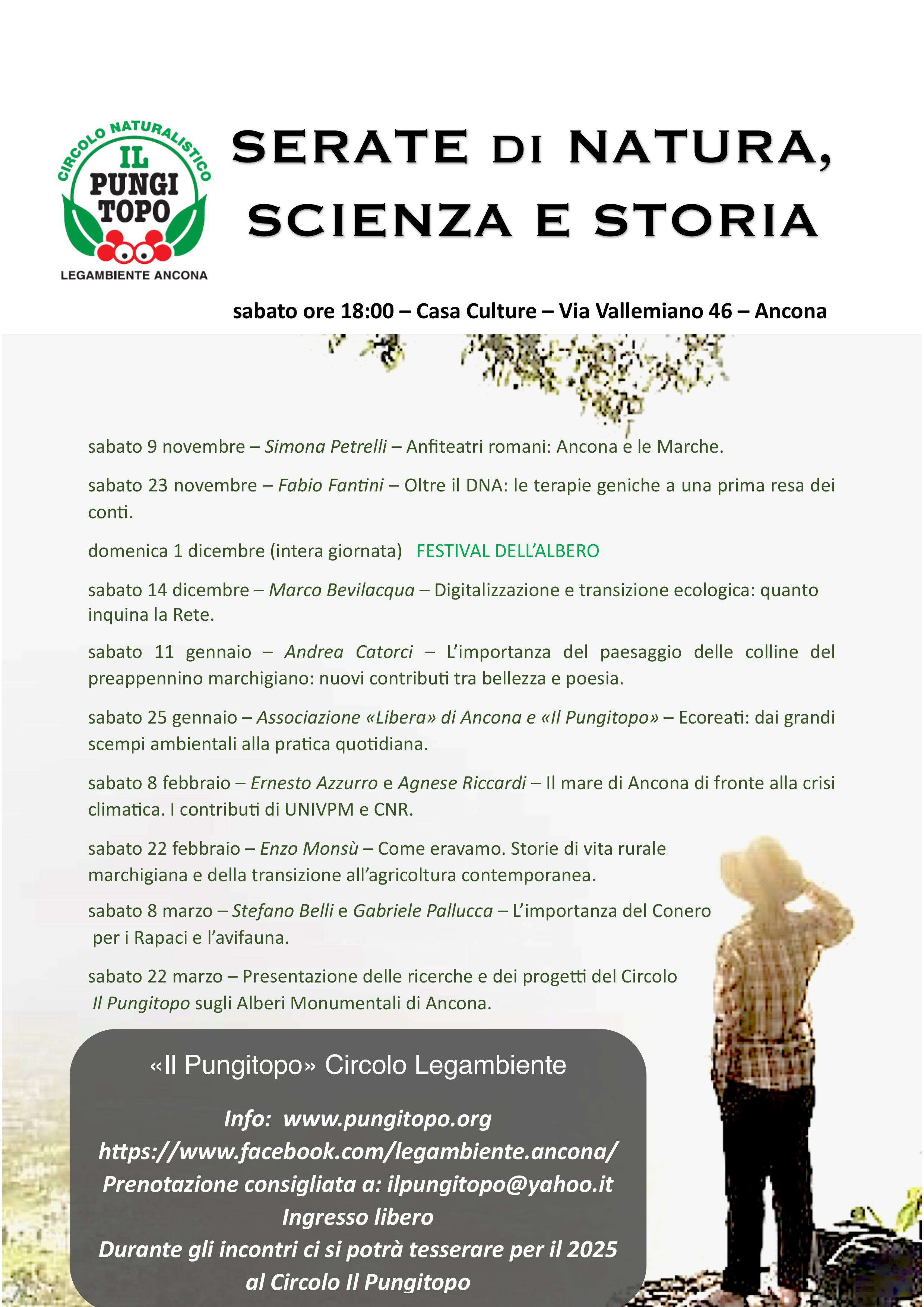 Serate natura storia e scienza 2024 2025