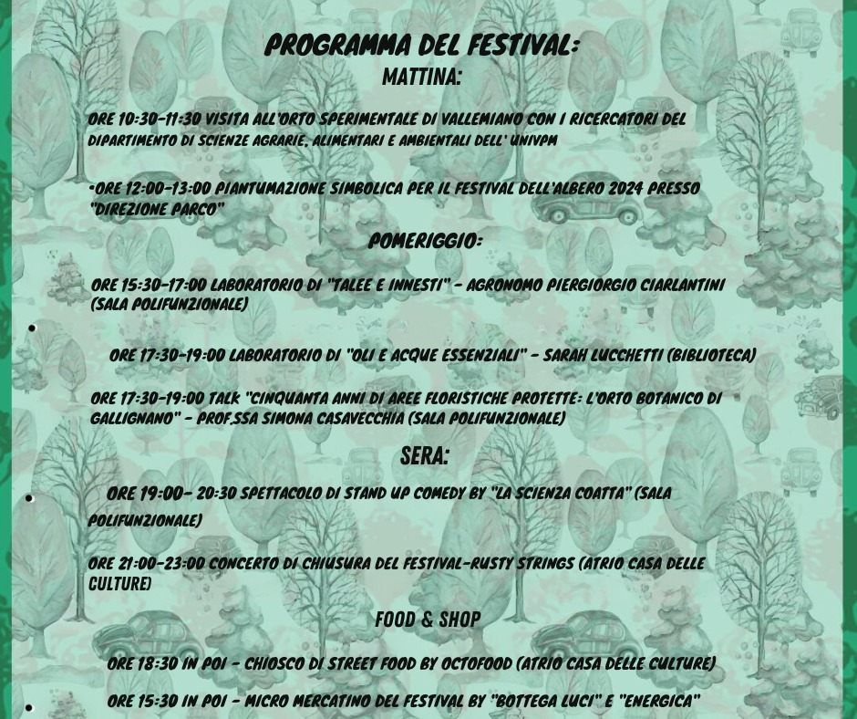 festival albero 2024 programma